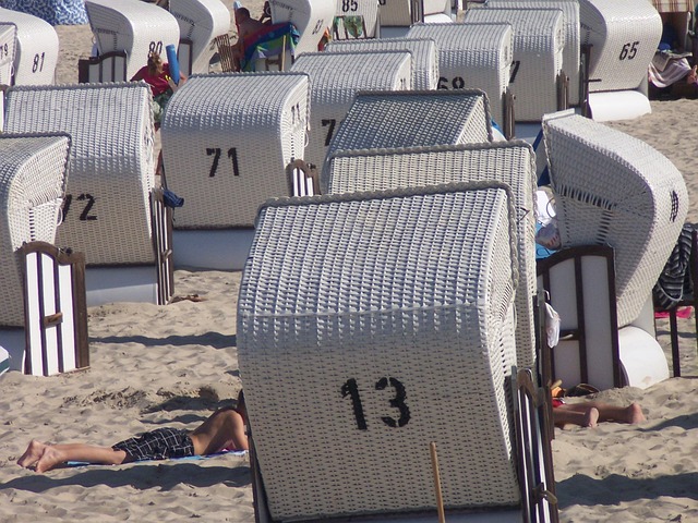 Free Beach Chair Sandy Beach photo and picture