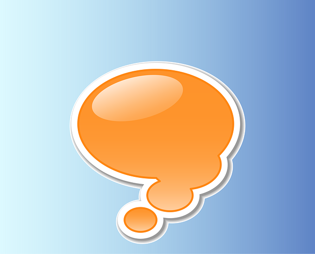 Free orange balloon throughts vector