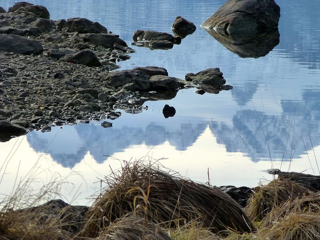 Free Reflection Mountains photo and picture