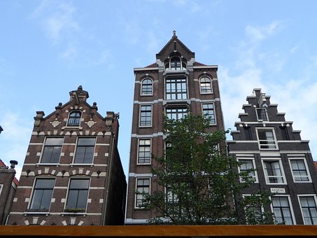 Amsterdam, Město, Viladomy, Budovy
