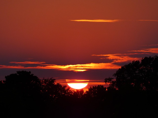 Free Sunset Sun photo and picture