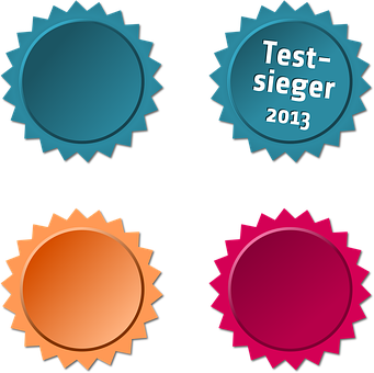 Insignia, Foca, Banner, Premio, Pegatina