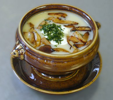 Suppe, Vorspeise, Kartoffelsuppe, Pilze
