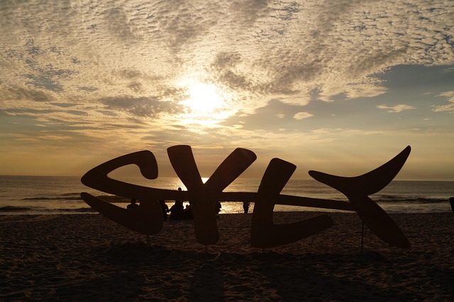 Sylt, Zee, Zonsondergang, Strand