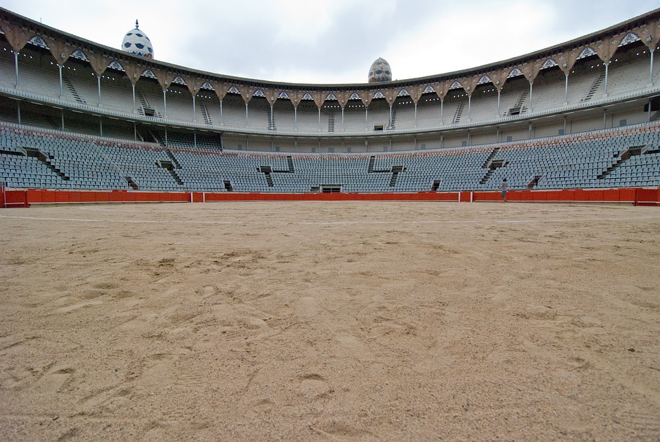 luptă cu tauri arena
