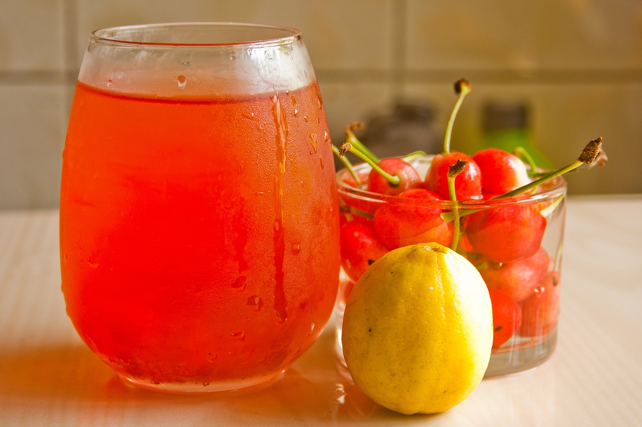 Free photo Cherries, Juice, Lemon, Fresh Free Image on Pixabay 390952