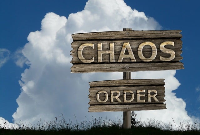 Free chaos order sign illustration