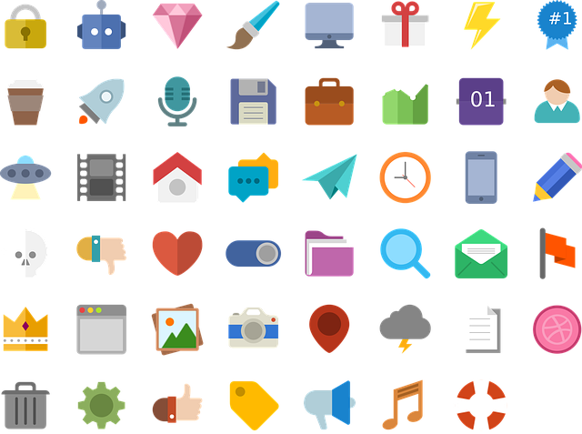 Icons Flat Design Free Vector Graphic On Pixabay