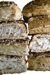crumpet, bread, sesame