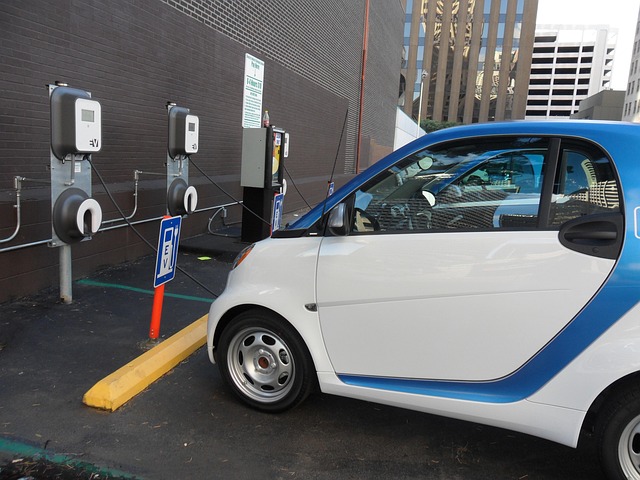 EV charger installation at commercial property