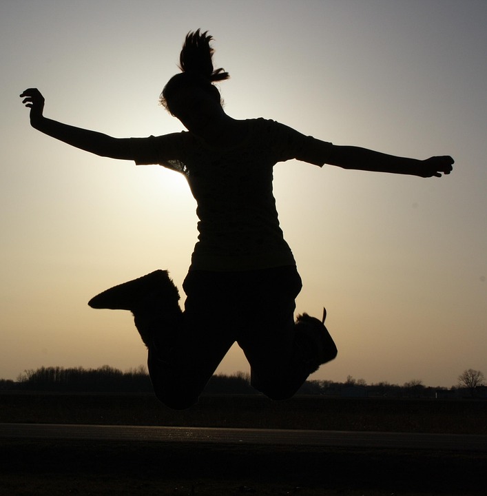 girl joy shadow free