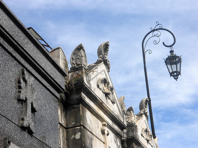 Free Street Lamp Cemetery photo and picture