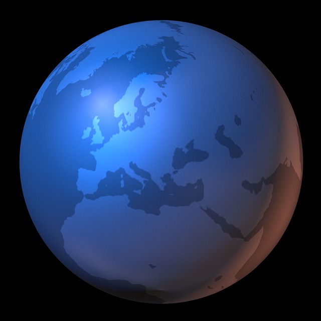 Free europe map of the world map illustration