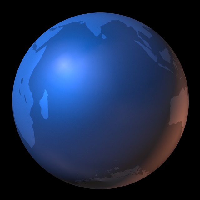 Free indian ocean map of the world map illustration