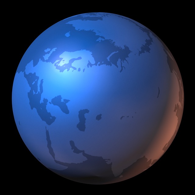 Free russia map of the world map illustration