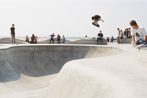 Skatepark, Skateboarding, Skateboard