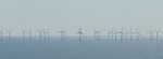 windräder, wind park, lake