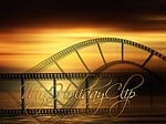 filmstrip, recordings, sunset