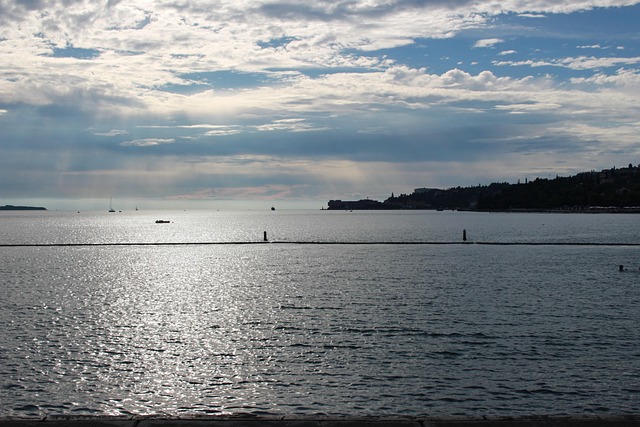 Free Sea Evening Sun photo and picture