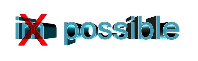 Free possible impossible opportunity illustration