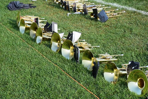 Horn, Messing, Musik, Instrumenter, Band