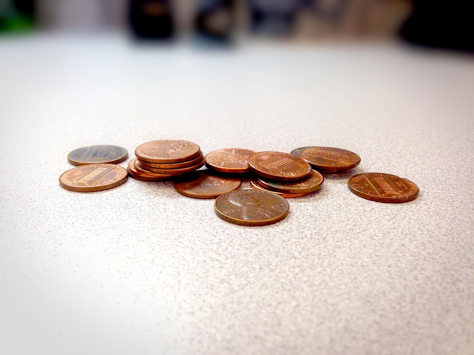 Pennies, Coins, Currency, Money, Savings, Change