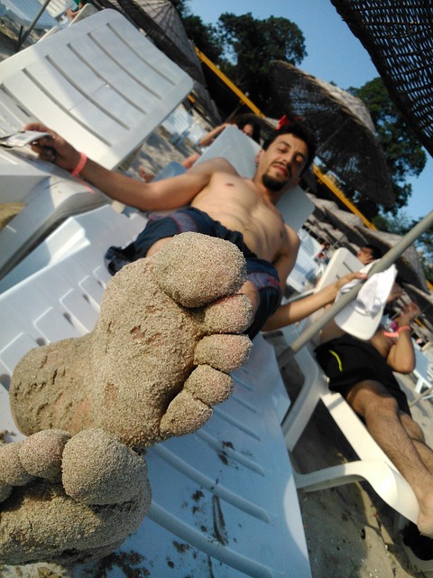 Free Feet Sand photo and picture