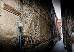 alley, building, old town