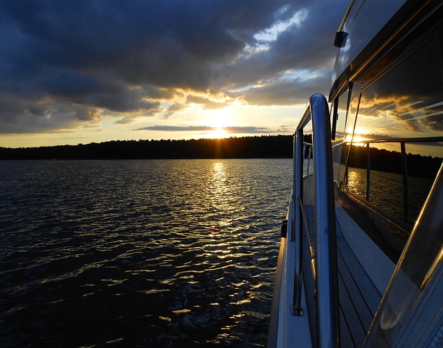 Free Lake Sunset photo and picture