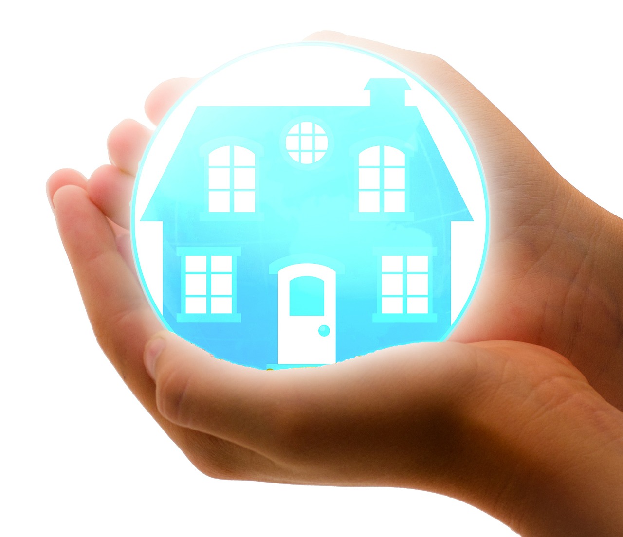 Smart home security system with cameras and sensors