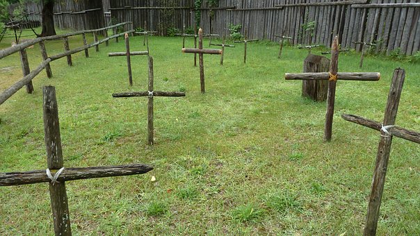 Free Cemetery Wooden Crosses photo and picture