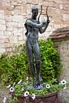 bronze statue, male, nude