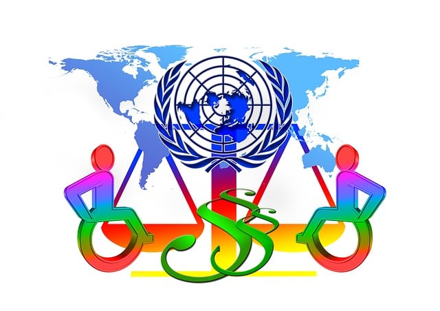 Free barrier disability united nations illustration