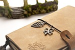 travel, notebook, cowhide