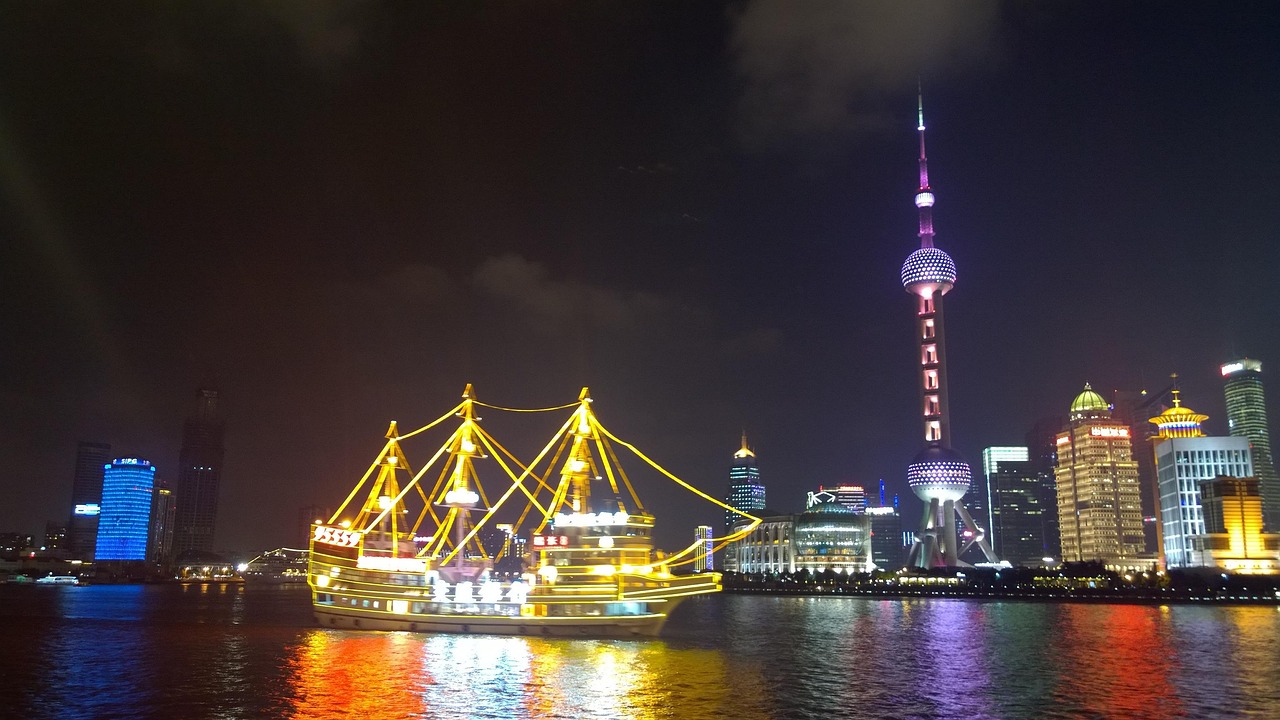上海 外滩 夜景 - Pixabay上的免费照片