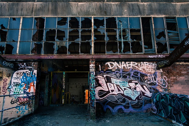 Graffiti, Vinduer, Bygning, Vegg, Urban