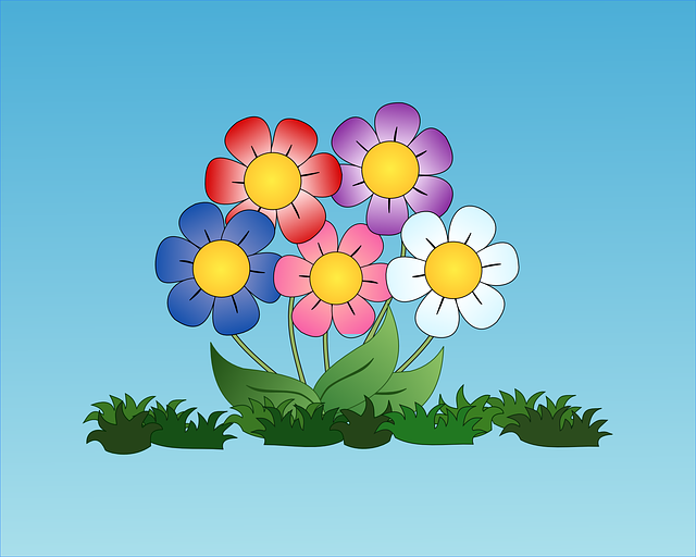 Free flowers plant grass illustration