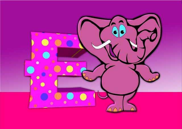 Free letters abc training illustration