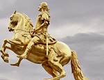 golden rider, dresden, monument