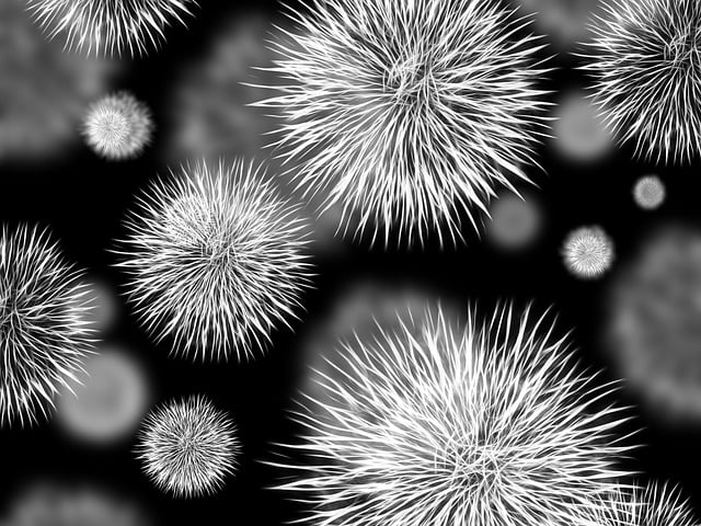 Free bacteria pathogen infection illustration