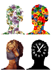 head, human, silhouette
