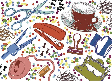 Free Office Scissors illustration and picture