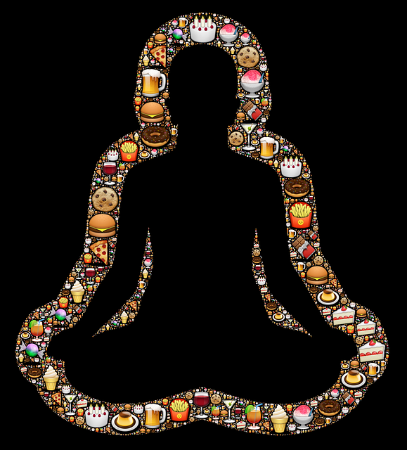 Free yoga man buddha illustration