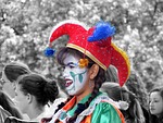 girl, showgirl, costume