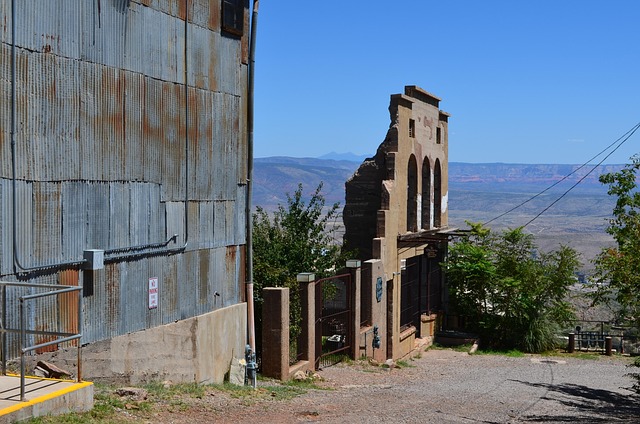 Jerome, Arizona, By, Gammel, Ørken