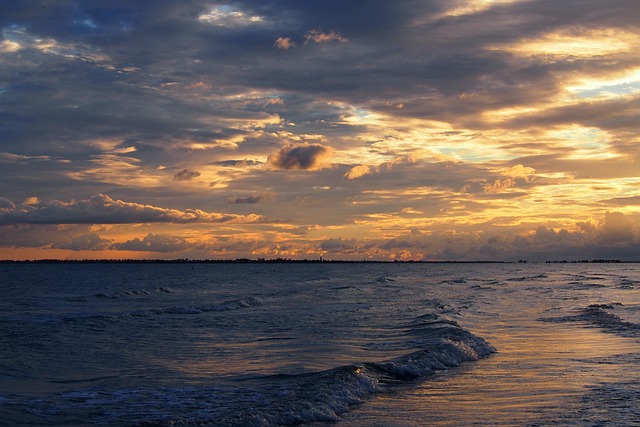 Free Beach Sunset photo and picture