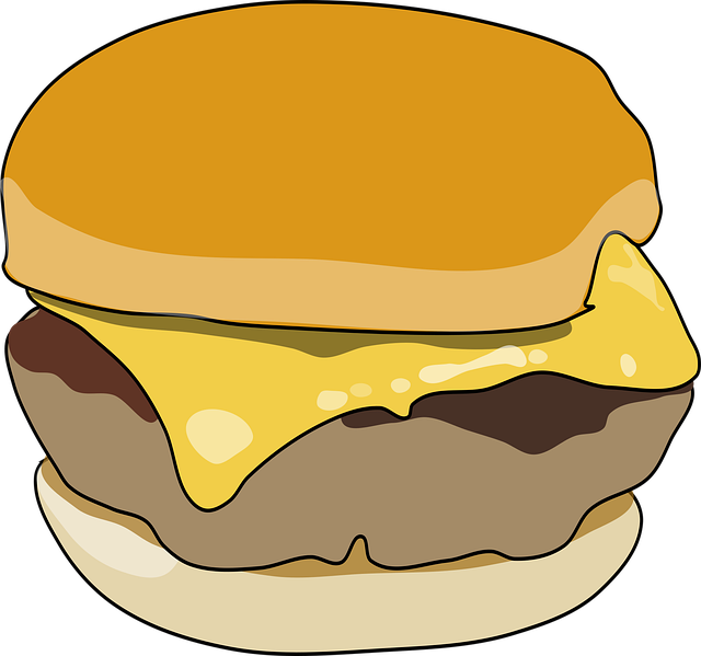 Free cheeseburger hamburger burger vector
