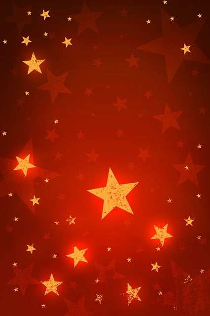 Free Stars Christmas illustration and picture