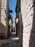 alley, town, old