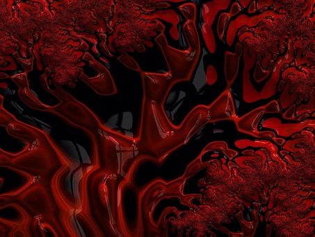 Free Fractal Red illustration and picture